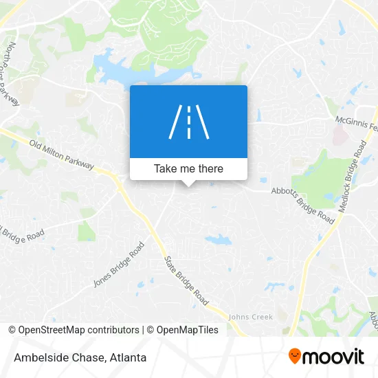 Ambelside Chase map