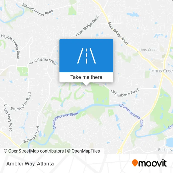 Ambler Way map