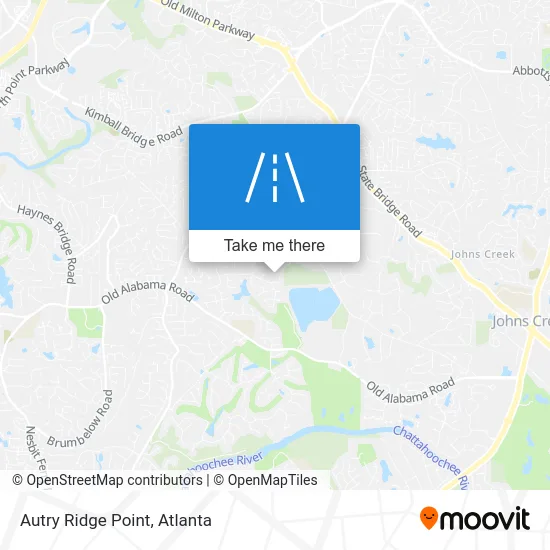 Autry Ridge Point map