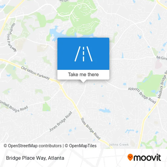 Bridge Place Way map
