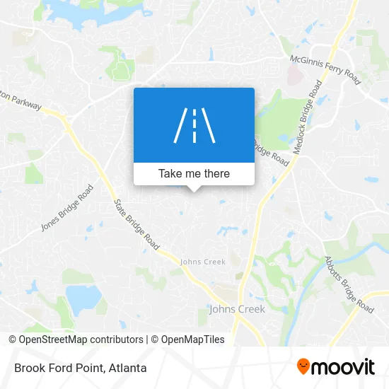 Brook Ford Point map