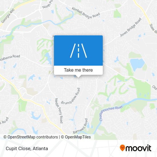 Cupit Close map