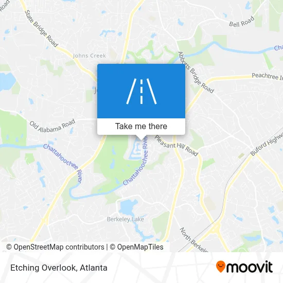Etching Overlook map