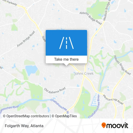 Folgarth Way map