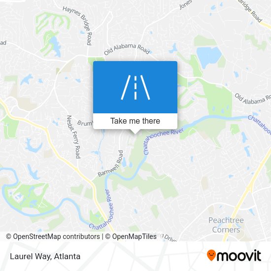 Mapa de Laurel Way