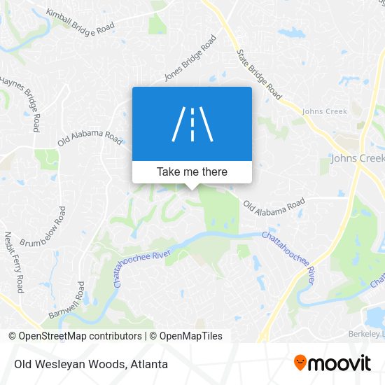 Mapa de Old Wesleyan Woods