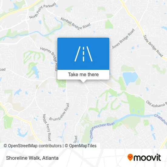 Shoreline Walk map