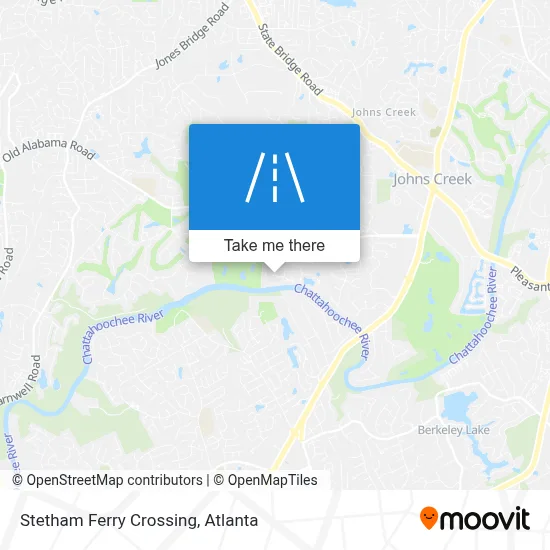 Stetham Ferry Crossing map