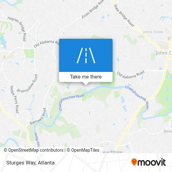 Sturges Way map