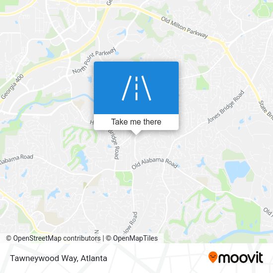 Mapa de Tawneywood Way