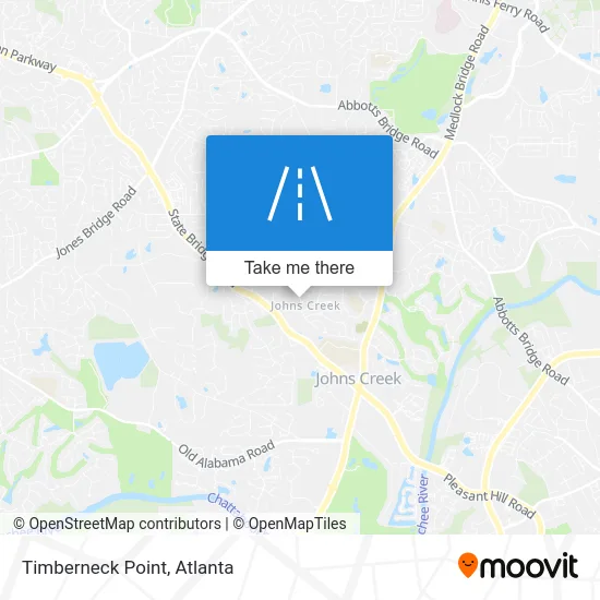 Timberneck Point map