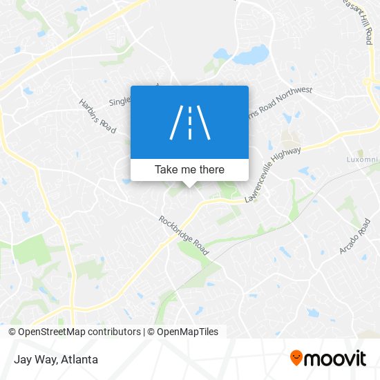 Jay Way map