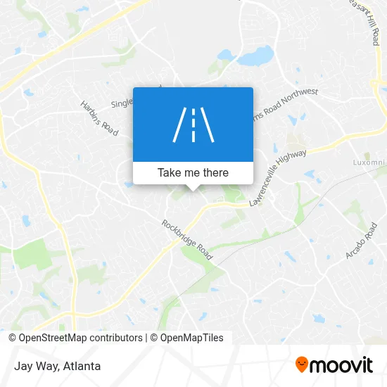 Jay Way map