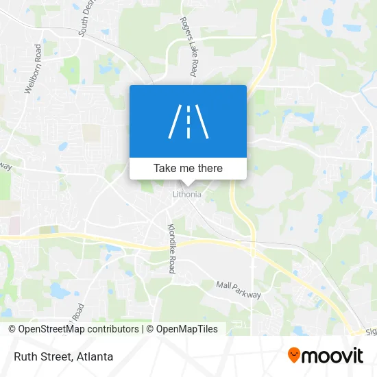 Ruth Street map