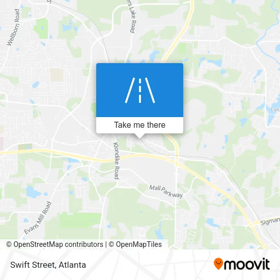 Swift Street map