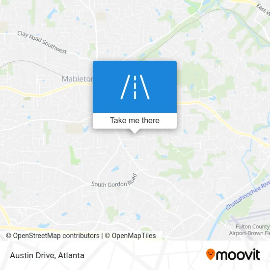 Austin Drive map
