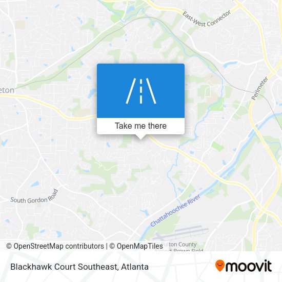 Mapa de Blackhawk Court Southeast