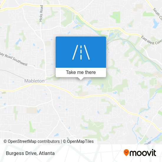 Mapa de Burgess Drive