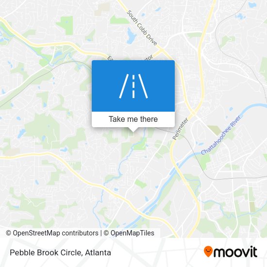 Pebble Brook Circle map