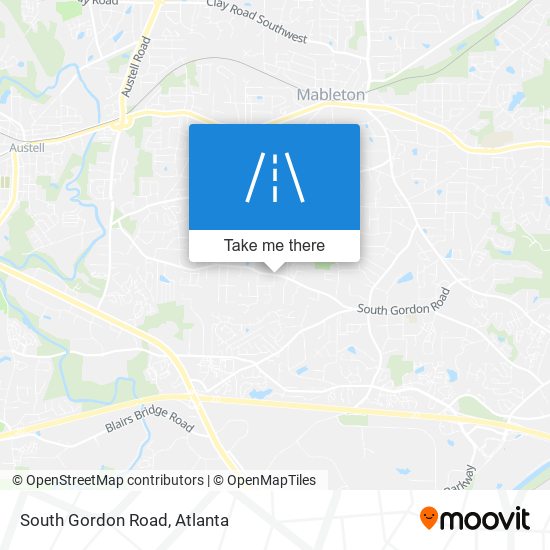 Mapa de South Gordon Road