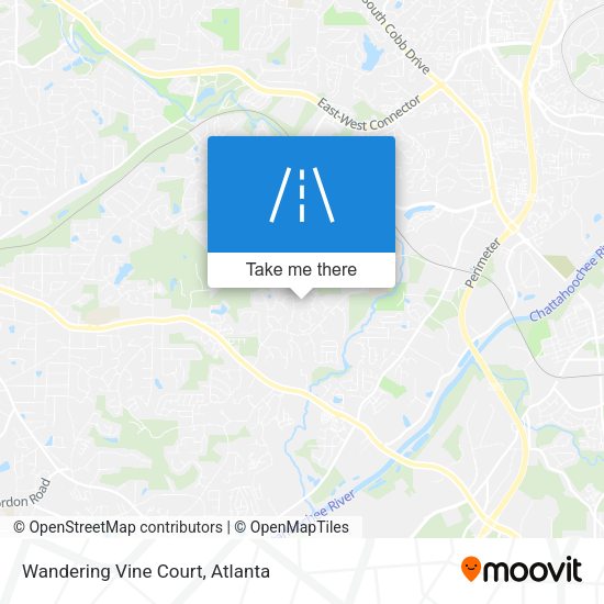 Wandering Vine Court map