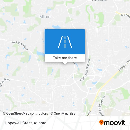 Hopewell Crest map