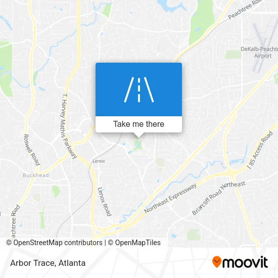 Arbor Trace map