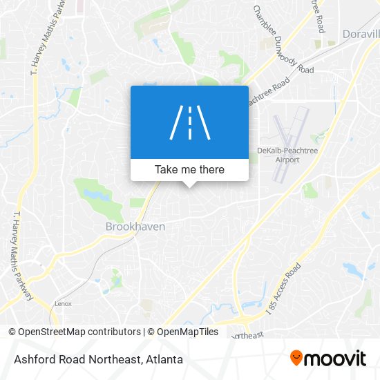 Mapa de Ashford Road Northeast