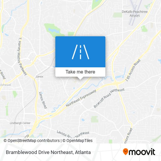 Bramblewood Drive Northeast map