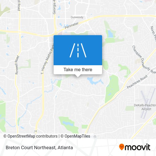 Mapa de Breton Court Northeast