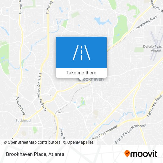 Brookhaven Place map