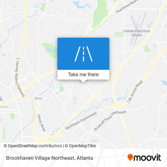 Brookhaven Village Northeast map