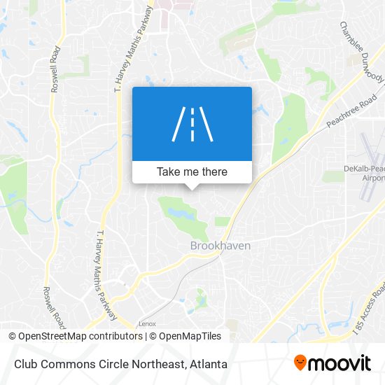 Mapa de Club Commons Circle Northeast