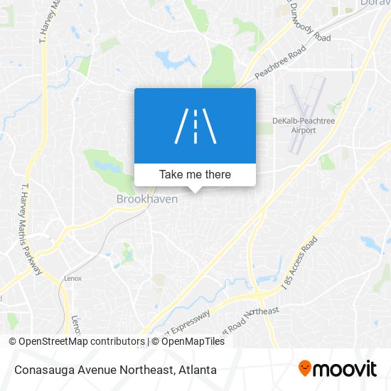 Conasauga Avenue Northeast map