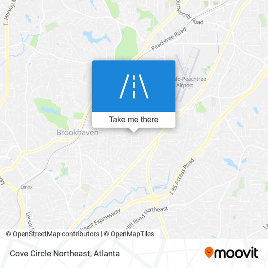 Cove Circle Northeast map