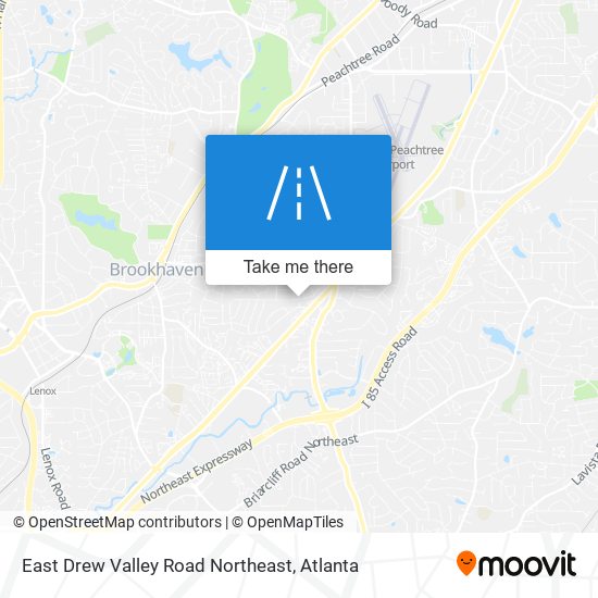 Mapa de East Drew Valley Road Northeast