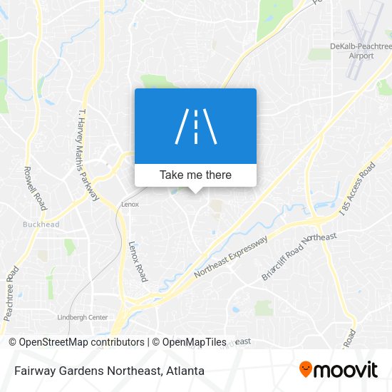 Mapa de Fairway Gardens Northeast