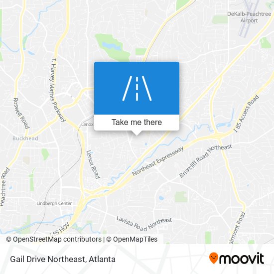 Mapa de Gail Drive Northeast