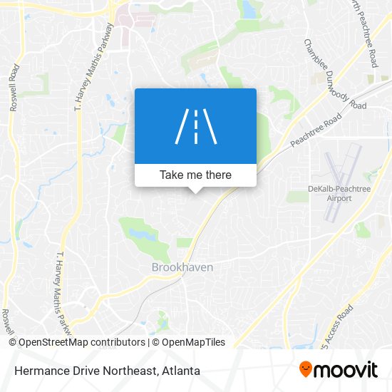 Mapa de Hermance Drive Northeast