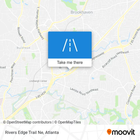 Rivers Edge Trail Ne map