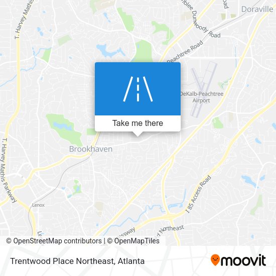 Trentwood Place Northeast map