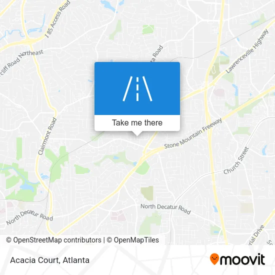 Acacia Court map