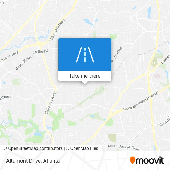 Altamont Drive map