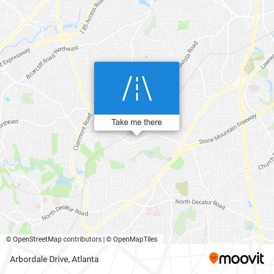 Arbordale Drive map