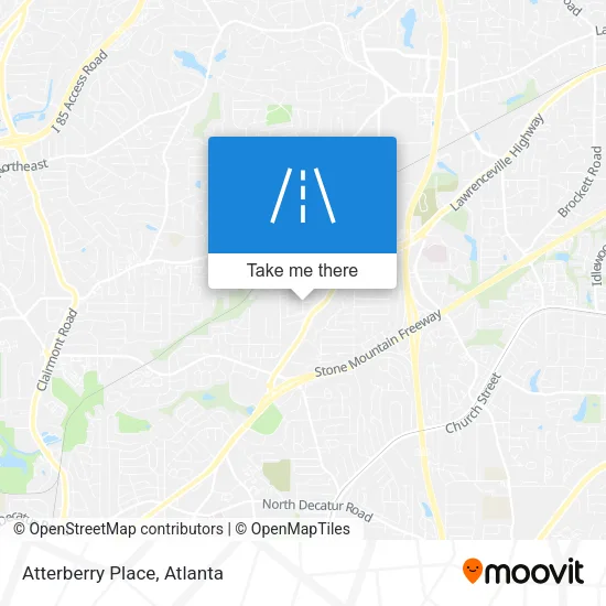 Atterberry Place map