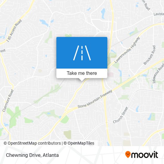 Mapa de Chewning Drive
