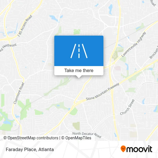 Faraday Place map