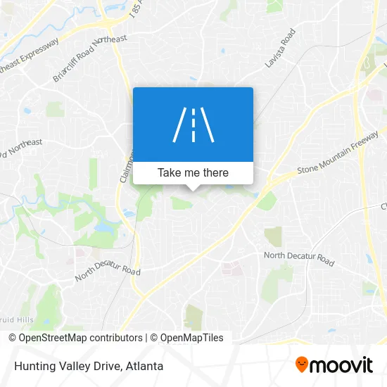 Hunting Valley Drive map