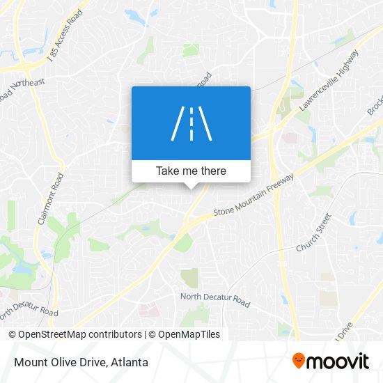 Mapa de Mount Olive Drive