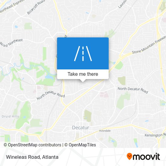 Mapa de Wineleas Road